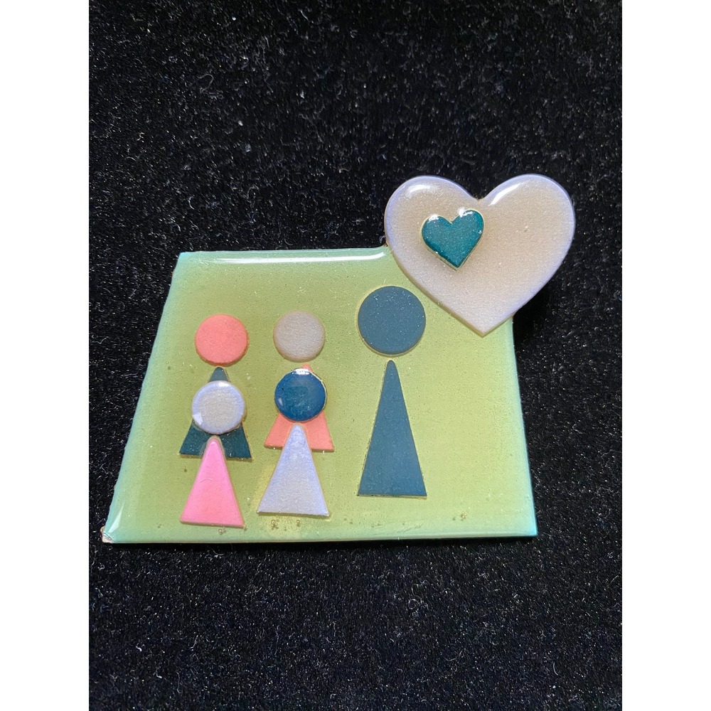 Vintage People Pin by Lucinda Heart